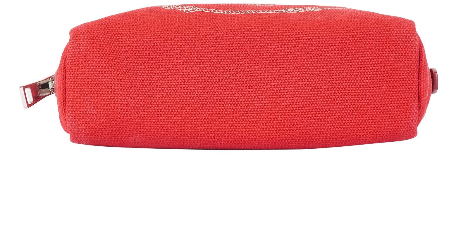 Prada Cosmetic Pouch, &pound;275, Accessories, Red, Canvas, Top view